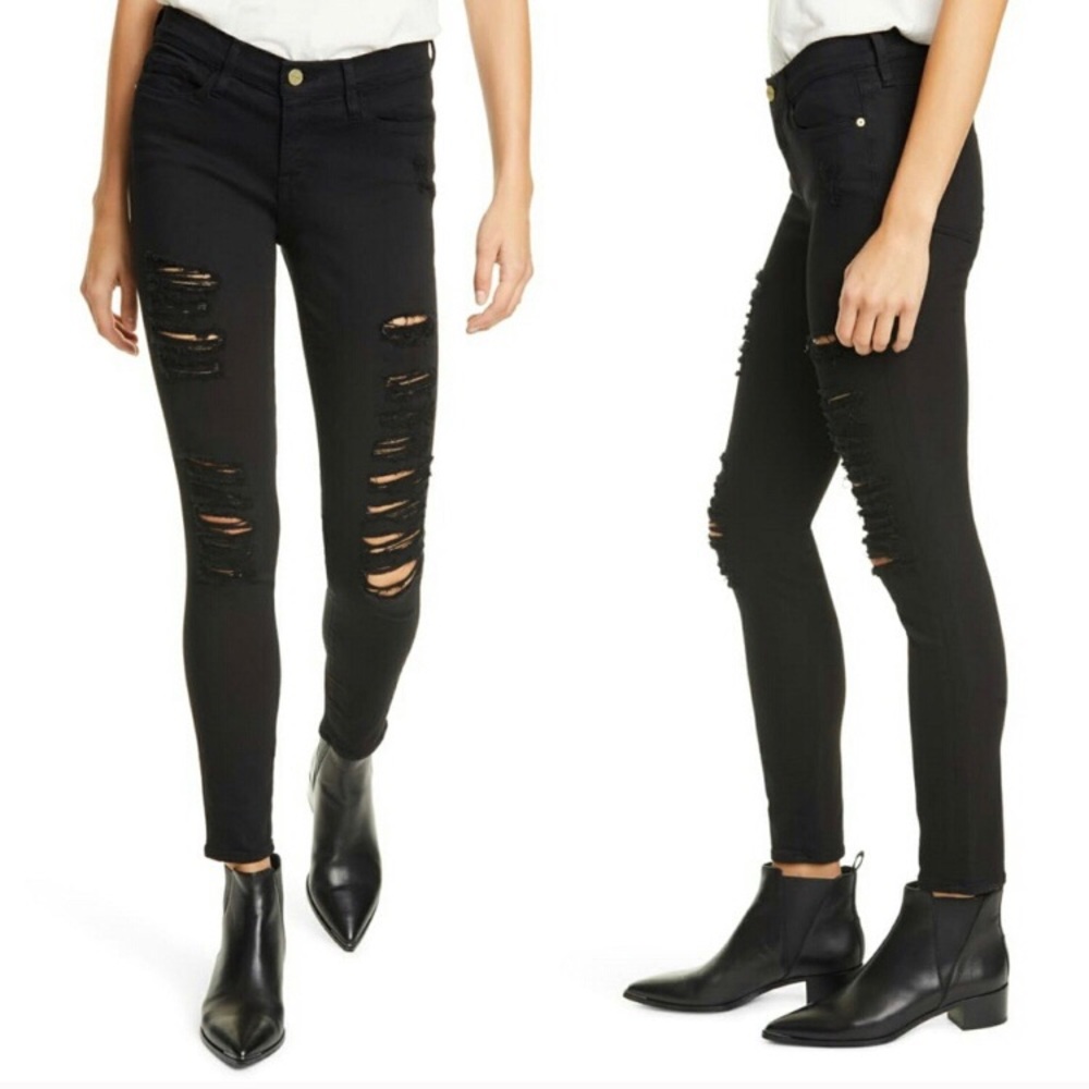 FRAME Le skinny de Jeanne dark navy wash